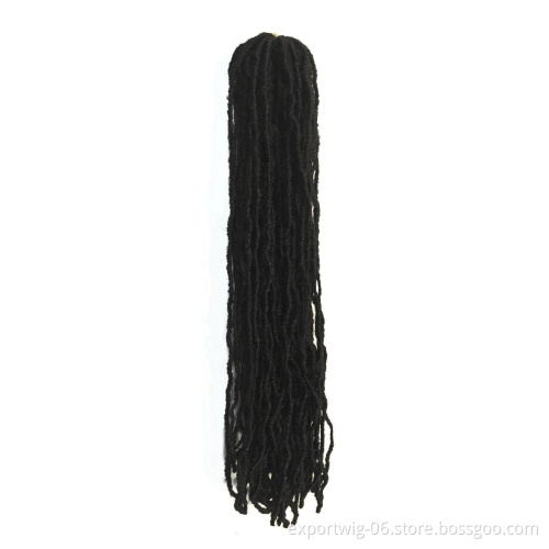 Soft Deadlocks Afro Crochet Braids Ombre Color 20 Inch Blonde Brown Bug Synthetic Hair for Women Locs Crochet Hair Sister Locs